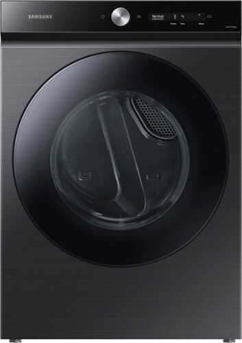 Rent to own Samsung - Bespoke 7.6 cu. ft. Ultra Capacity Gas Dryer with Super Speed Dry and AI Smart Dial - Brushed black
