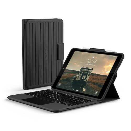 Rent to own UAG - Metropolis Apple iPad Tablet Keyboard Folio for iPad 10.2" 8th Gen. with Trackpad and Bumper Case - Black