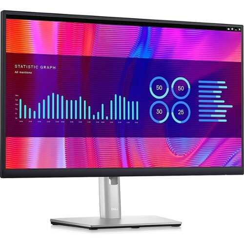 Rent to own Dell - 23.8" LCD Monitor (DisplayPort, USB, HDMI) - Black, Silver
