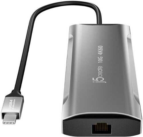 Rent to own j5create - 4K60 Elite USB-C 10Gbps Travel Dock - Space Grey