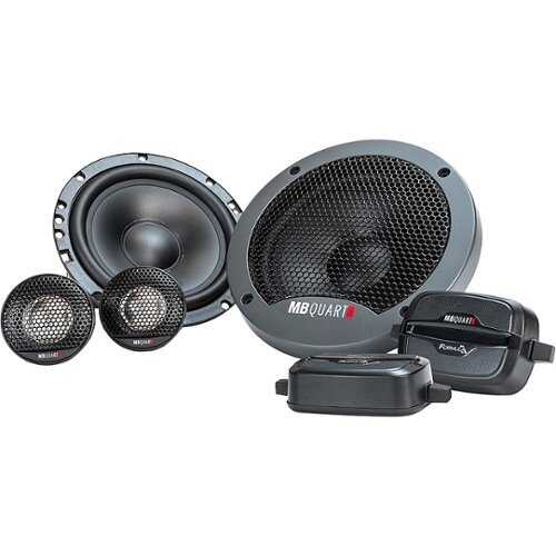 Rent to own MB Quart - Formula Series 6.5" 2-Way Car Speakers with Polypropylene Cones (Pair) - Black