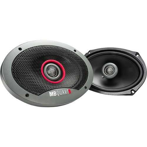 Rent to own MB Quart - Formula Series 6" x 9" 2-Way Car Speakers with Polypropylene Cones (Pair) - Black