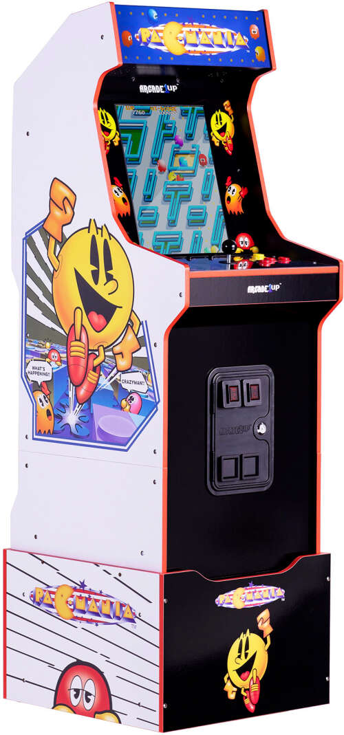 Rent to own Arcade1Up - Bandai Namco Pac-Mania Legacy Edition with Riser & Lit Marque Arcade