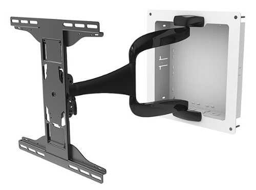 Rent to own Peerless-AV - Articulating Mount w/ In-wall Box -37-65" Displays - Black