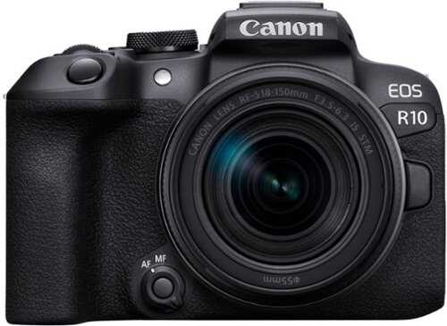 Rent to own Canon - EOS R10 Mirrorless Camera with RF-S 18-150mm f/3.5-6.3 IS STM Lens - Black