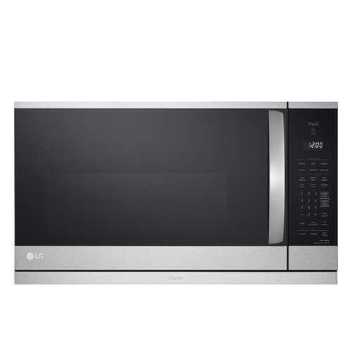 Rent to own LG - 2.1 cu ft Over-the-Range Microwave with Easy Clean - PrintProof Stinless Steel
