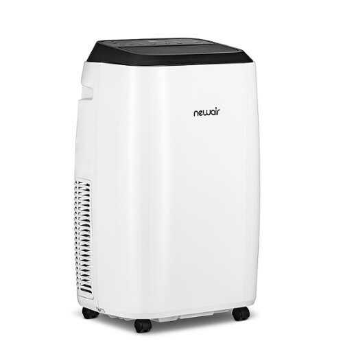 Rent To Own - Newair 14,000 BTU Portable Air Conditioner (10,000 BTU DOE), Modern AC Design with Window Venting Kit, Remote and Timer - White