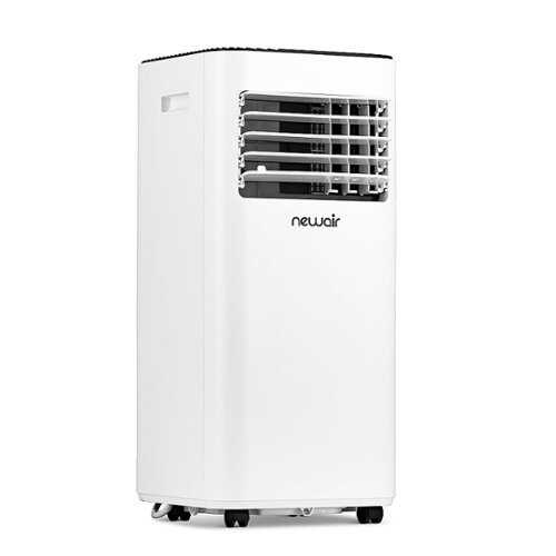 Rent to own Newair 8,000 BTU Portable Air Conditioner (5,300 BTU DOE), Compact AC Design with Window Venting Kit, Remote and Timer - White