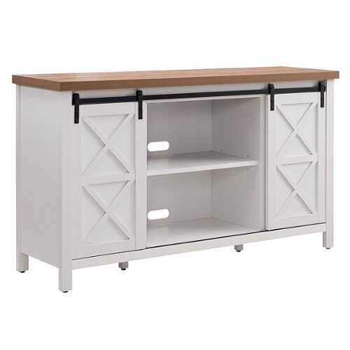 Rent to own Camden&Wells - Elmwood TV Stand for TVs up to 65" - White/Golden Oak