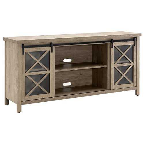 Rent to own Camden&Wells - Clementine TV Stand for TVs up to 80" - Antiqued Gray Oak