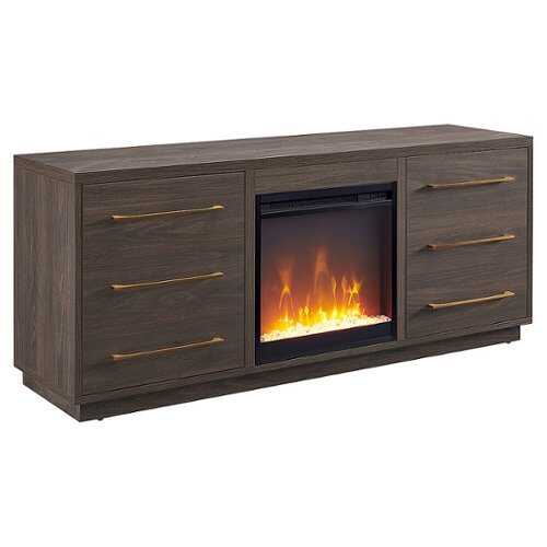 Rent to own Camden&Wells Greer Crystal Fireplace TV Stand for Most