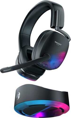 Rent to own ROCCAT - SYN Max Air Wireless Gaming Headset for PC with AIMO Lighting - Black