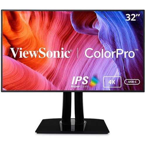 Rent to own ViewSonic - 31.5 LCD 4K UHD Monitor (DisplayPort USB, HDMI) - Black