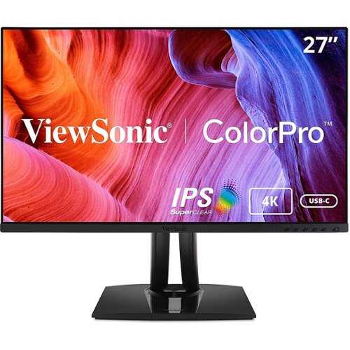 Rent to own ViewSonic - 27 LCD 4K UHD Monitor (DisplayPort USB, HDMI) - Black