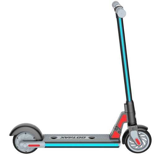 Rent to own GoTrax - GKS Pro Electric Scooter for Kids w/ 5mi Max Operating Range & 9 Max Speed - Gray