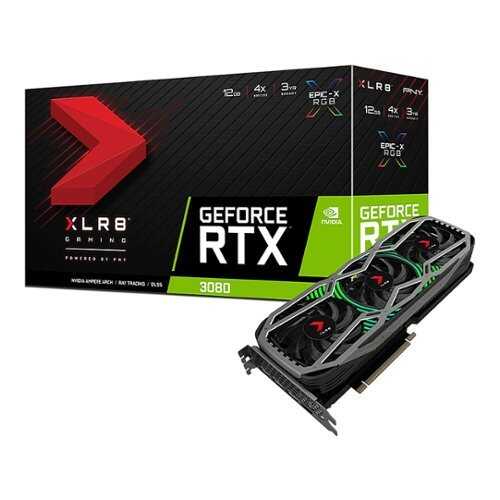 Rent to own PNY - NVIDIA GeForce RTX 3080 12GB XLR8 Gaming REVEL EPIC-X RGB PCI Express 4.0 Graphics Card LHR with  Triple Fan - Black