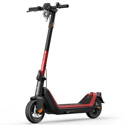 Rent to own NIU - KQi3 Sport Foldable Electric Kick Scooter w/ 25 mi Max Operating Range & 17.4 mph Max Speed - Red