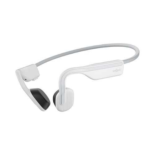 Shokz - OpenMove Bone Conduction Open Ear Lifestyle/Sport Headphones - White