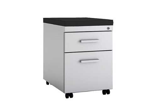 Rent to own Steelcase - TS Series Mobile File Cabinet with Cushion - Platinum Metallic