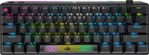 Rent to own CORSAIR - K70 Pro Mini Wireless 60% RGB Mechanical Cherry MX SPEED Linear Switch Gaming Keyboard with swappable MX switches - Black