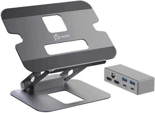 Rent to own j5create - Multi-Angle Dual HDMI Docking Stand - Silver