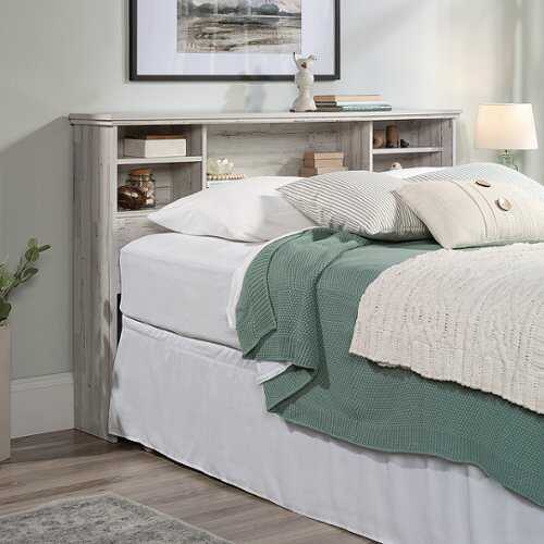 Rent to own Sauder - River Ranch Rustic Bookcase Full /Queen Headboard