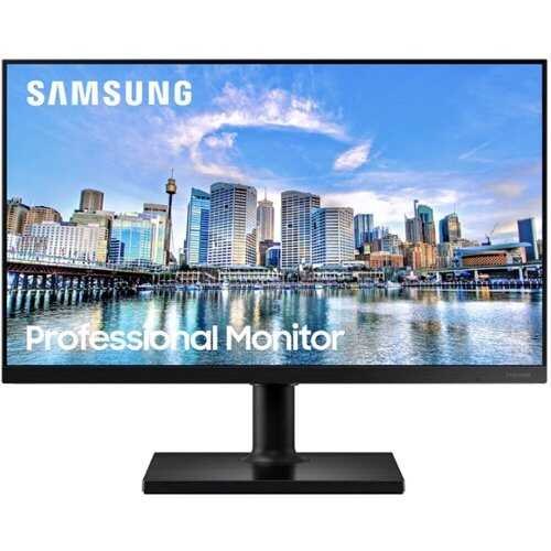 Rent to own Samsung T45F 24" Borderless IPS Panel Adjustable Professional FHD Monitor (HDMI, USB, DisplayPort) - Black