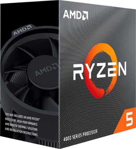 Rent to own AMD Ryzen 5 4500 3.6 GHz Six-Core AM4 Processor, Black - Black