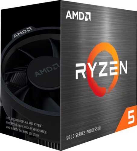 Rent to own AMD Ryzen 5 5500 3.6 GHz Six-Core AM4 Processor, Black - Black