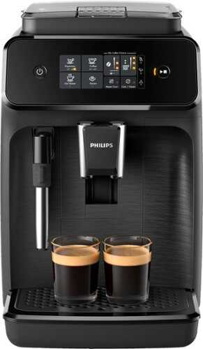 Rent To Own - Philips 1200 Series Fully Automatic Espresso Machine with Milk Frother - Black