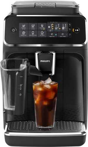 Rent to own Philips - 3200 Series Fully Automatic Espresso Machine with LatteGo and Iced Coffee - Black
