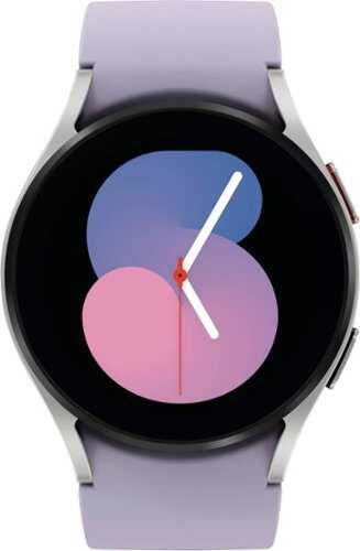 Samsung - Galaxy Watch5 Aluminum Smartwatch 40mm LTE - Bora Purple