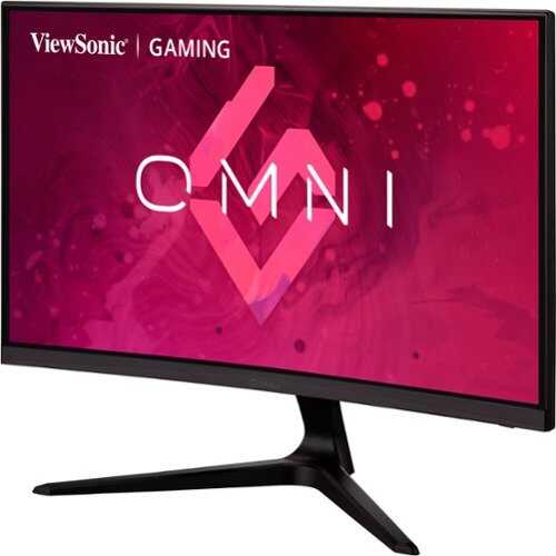 Rent to own ViewSonic - 23.6 LCD Curved FHD Monitor (DisplayPort HDMI) - Black