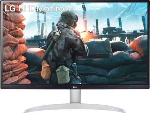 LG - 27” IPS LED 4K UHD AMD FreeSync Monitor with HDR (DisplayPort, HDMI) - Black