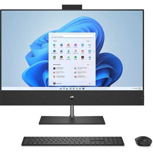 Rent to own HP Pavilion 31.5" All-In-One - Intel Core i5-12400T - 16GB Memory - 512GB SSD - Black