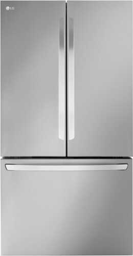 LG - 26.5 cu ft French Door Refrigerator - Stainless steel