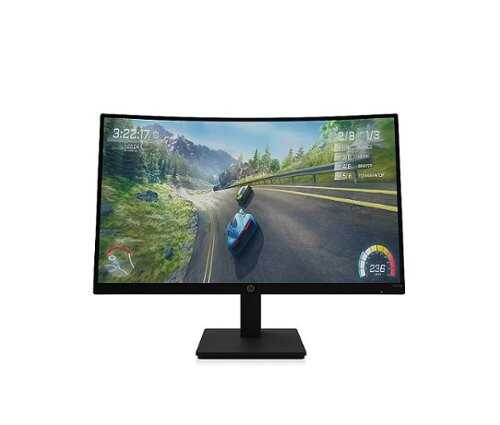 HP - X27c  27" Curved FHD FreeSync Premium Gaming Monitor (DisplayPort, HDMI, Audio Jack) - Black