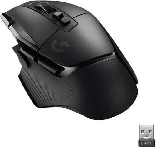 Rent to own Logitech - G502 X LIGHTSPEED Wireless Gaming Mouse with HERO 25K Sensor - Black