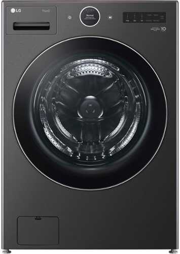 Rent to own LG - 5.0 Cu Ft TurboWash 360 Front Load Washer - Black steel