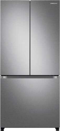 Rent to own Samsung - OBX 19.5 cu. ft. 3-Door French Door Counter Depth Refrigerator with Wi-Fi - Stainless Steel