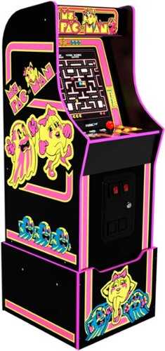 Rent to own Arcade1Up - Ms Pac-Man Legacy Arcade with Riser & Lit Marque