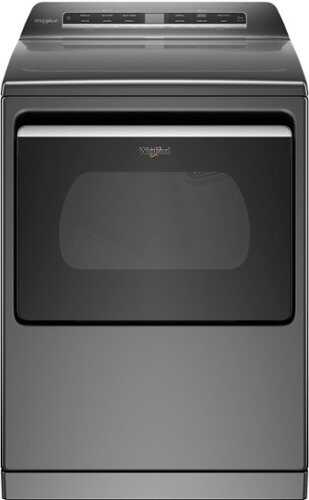 Rent To Own - Whirlpool - 7.4 Cu. Ft. Smart Gas Dryer with Advanced Moisture Sensing - Chrome shadow