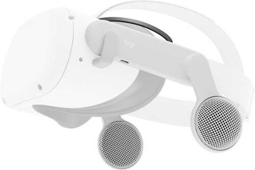 Rent to own Logitech - Chorus VR Off-Ear Audio for Meta Quest 2 - White