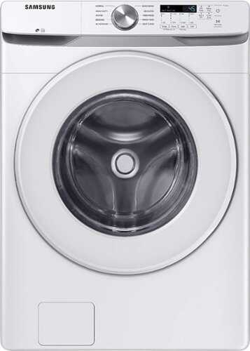 Rent to own Samsung - OBX 4.5 Cu. Ft. High Efficiency Stackable Front Load Washer with Vibration Reduction Technology+ - White