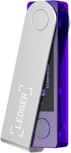 Rent to own Ledger - Nano X Crypto Hardware Wallet - Bluetooth - Cosmic Purple