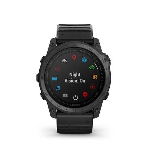 Garmin - tactix 7 Standard Edition Premium Tactical GPS Smartwatch 47 mm Fiber-reinforced polymer - Black