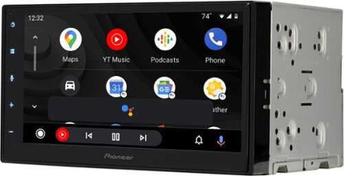 Rent to own Pioneer - 6.8" Wireless Android Auto/Apple CarPlay Bluetooth Digital Media Receiver - Black