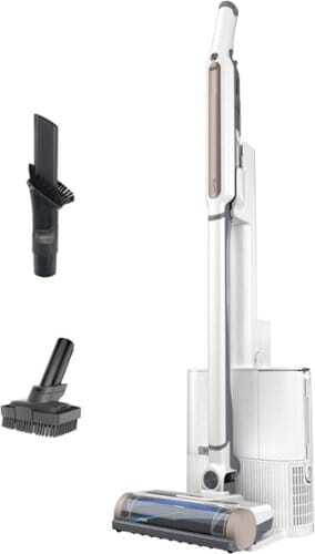 Rent to own Shark - Wandvac Self-Empty System Pet, Bagless Cordless 3-in-1 Cordless Stick Vacuum with HEPA Self-Empty Charging Base - White