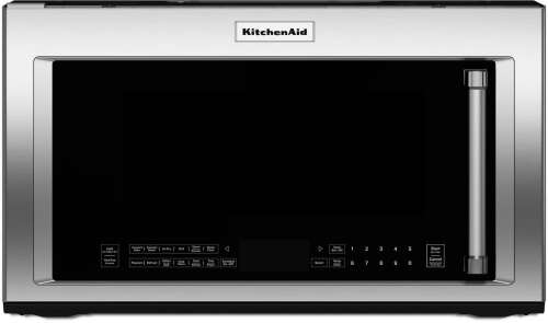 Rent to own KitchenAid - 1.9 Cu. Ft. Convection Over-the-Range Microwave with Air Fry Mode - Stainless steel