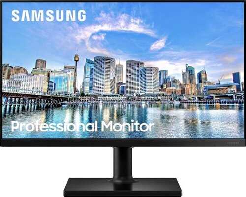 Rent to own Samsung T45F 22" Borderless IPS Panel Adjustable Professional FHD Monitor (HDMI, USB, DisplayPort) - Black